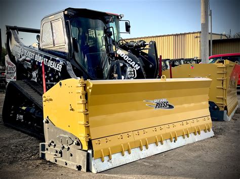 metal pless skid steer|metal pless snow plows.